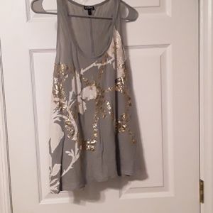 Express flowy tank top